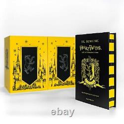 Harry Potter Hufflepuff House Editions 7 Books Hardback Box Set by J. K. Rowling