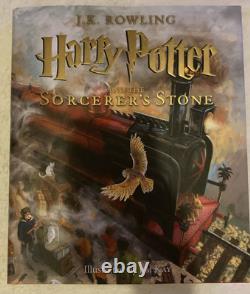 Harry Potter Illustrated Editions 1-5 Books Collection Set By Rowling 2022 NEW