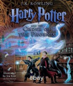 Harry Potter Illustrated Editions 1-5 Books Collection Set By Rowling 2022 NEW