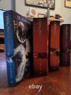 Harry Potter Illustrated Editions 4 Books Set by J. K. Rowling (2019, Hardback)