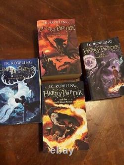 Harry Potter Illustrated Editions 4 Books Set by J. K. Rowling (2019, Hardback)