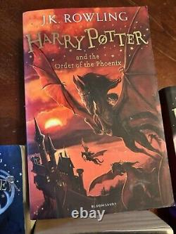 Harry Potter Illustrated Editions 4 Books Set by J. K. Rowling (2019, Hardback)