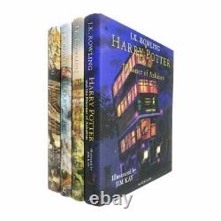 Harry Potter Illustrated Hardback 1-5 Book Collection Set BRAND NEW