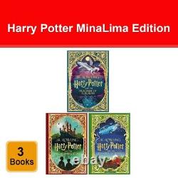 Harry Potter MinaLima Edition 3 Books Collection Set by J. K. Rowling NEW Pack
