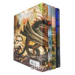 Harry Potter The Illustrated 4 Books Collection Set By J. K. Rowling J K Rowling