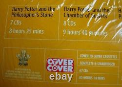 Harry Potter box set Audiobook Collection 67 CDs 5 books New in clam shell case