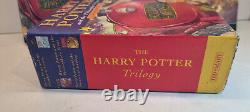 Harry Potter hardback trilogy set, good condition, early editions, Ted Smart B2