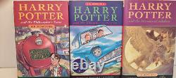 Harry Potter hardback trilogy set, good condition, early editions, Ted Smart B2