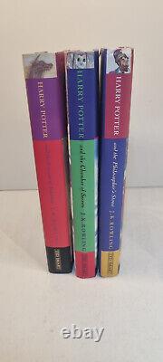 Harry Potter hardback trilogy set, good condition, early editions, Ted Smart B2