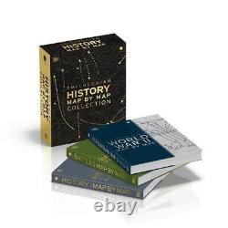 History Map by Map Collection 3 Book Box Set by DK (English) Hardcover Book