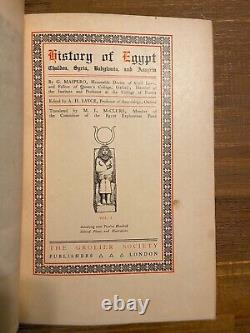 History Of Egypt, 1904-06 13 Volume Book Set Maspero, Rappoport, King & Hall