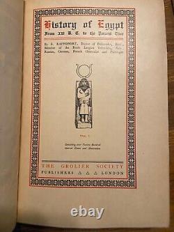 History Of Egypt, 1904-06 13 Volume Book Set Maspero, Rappoport, King & Hall