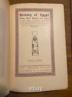 History Of Egypt, 1904-06 13 Volume Book Set Maspero, Rappoport, King & Hall