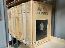 History and Antiques of Leicester A collection of 8 Full set