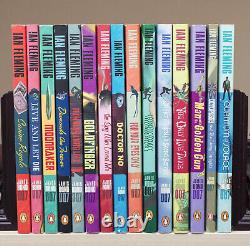 Ian Fleming 007 JAMES BOND 15 Books COMPLETE SET Penguin Centenary Collection I