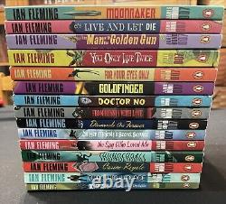 Ian Fleming 007 JAMES BOND 15 PB Books COMPLETE SET Penguin Collection Excellent