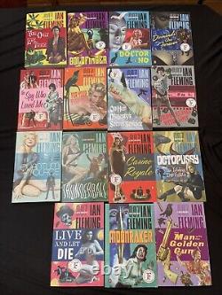 Ian Fleming 007 JAMES BOND 15 PB Books COMPLETE SET Penguin Collection Excellent