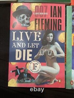 Ian Fleming 007 JAMES BOND 15 PB Books COMPLETE SET Penguin Collection Excellent