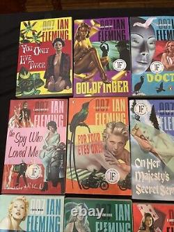 Ian Fleming 007 JAMES BOND 15 PB Books COMPLETE SET Penguin Collection Excellent