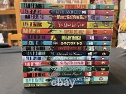 Ian Fleming 007 JAMES BOND 15 PB Books COMPLETE SET Penguin Collection Excellent