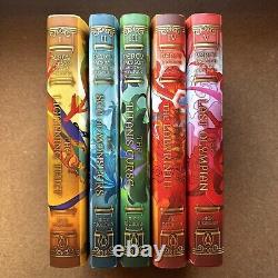 Illumicrate Percy Jackson & The Olympians Boxset 1-5 SIGNED Hardback Collector's