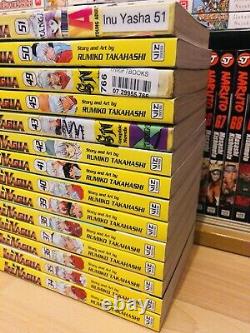Inuyasha 1-51 (47 BOOKS) Manga Set Collection Complete Run Volumes ENGLISH RARE