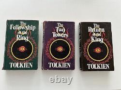 J. R. R. TOLKIEN THE LORD OF THE RINGS Trilogy UK HB with D/J Set of 3 1974 2nd/8th