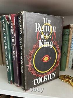 J. R. R. TOLKIEN THE LORD OF THE RINGS Trilogy UK HB with D/J Set of 3 1974 2nd/8th