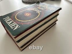 J. R. R. TOLKIEN THE LORD OF THE RINGS Trilogy UK HB with D/J Set of 3 1974 2nd/8th