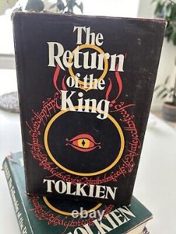 J. R. R. TOLKIEN THE LORD OF THE RINGS Trilogy UK HB with D/J Set of 3 1974 2nd/8th