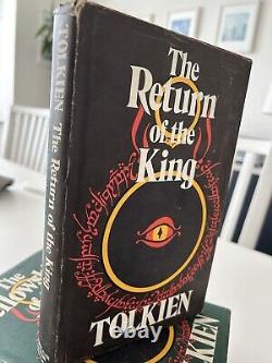 J. R. R. TOLKIEN THE LORD OF THE RINGS Trilogy UK HB with D/J Set of 3 1974 2nd/8th
