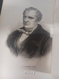 James Fenimore Cooper's Works antique 4 Volumes of 10 vol set Collier 1891
