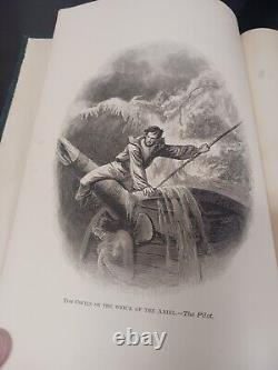 James Fenimore Cooper's Works antique 4 Volumes of 10 vol set Collier 1891