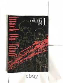 Japan Anime Attack on Titan / Shingeki No Kyojin Art Book Complete Set vol. 1-5