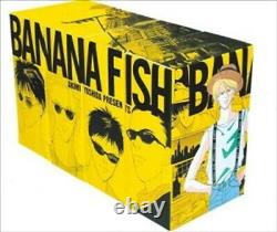 Japanese Language BANANA FISH Akimi Yoshida Reprinted BOX VOL 1-4 Complete Set