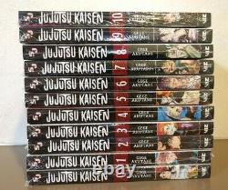 Jujutsu Kaisen English Version Vol. 0-10 Full Set Anime Book Manga New in shrink