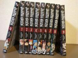 Jujutsu Kaisen English Version Vol. 0-9 Full Set Anime Book Manga New in shrink