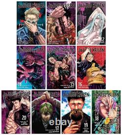 Jujutsu Kaisen Series 10 Books Collection Manga Set (Vol. 11-20) By Gege Akutam