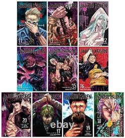 Jujutsu Kaisen Series (Book 11-20) Collection 10 Books Manga Set Ages 16+ PB