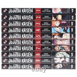 Jujutsu Kaisen by Gege Akutami 10 Books Collection Manga Set Ages 13-17 PB