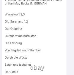 KARL MAY BOOKS SPECIAL LTD EDITION VOLUME SET GERMAN Collected Works 1960's RARE