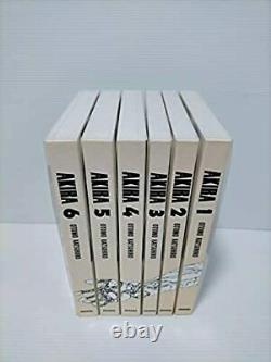 Katsuhiro Otomo Akira First Edition Manga Books 1-6 Set Full Color Full Volume