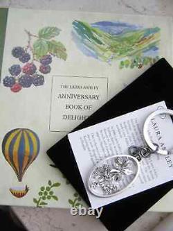 LAURA ASHLEY Vintage 1993 40th Anniversary Book of Delights & Keyring Gift Set