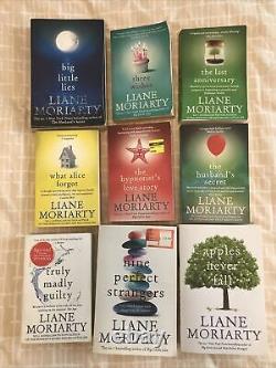 LIANE MORIARTY AUTOGRAPH -Signed! Complete Set Collection X 9 Books. Bulk Lot