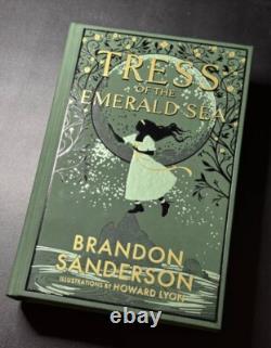 Limited edition tress of the emerald sea hardback book premium bundle with pin