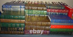 Lot Of 54 Like New The Franklin Library Gold Gilded Leather Hardcover Book Set