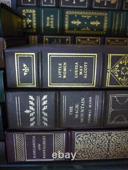 Lot Of 54 Like New The Franklin Library Gold Gilded Leather Hardcover Book Set