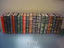 Lot Of 54 Like New The Franklin Library Gold Gilded Leather Hardcover Book Set