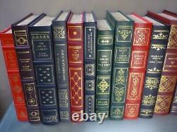 Lot Of 54 Like New The Franklin Library Gold Gilded Leather Hardcover Book Set