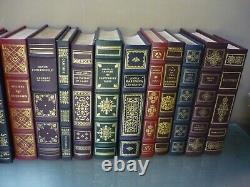 Lot Of 54 Like New The Franklin Library Gold Gilded Leather Hardcover Book Set